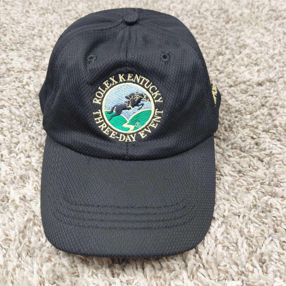 Rolex Kentucky Three Day Event Derby One Size Hat Cap Grand Slam Black CCI